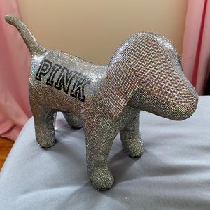 12” VS PINK sparkle dog